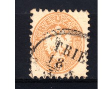 1863/64 - LOTTO/14135 - AUSTRIA - 15 Kr. BISTRO - USATO 1863/64 - LOTTO/14135 - AUSTRIA - 15 Kr. BISTRO - USATO