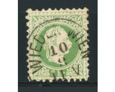 1874 - LOTTO/14141 - AUSTRIA - 3k. VERDE - USATO