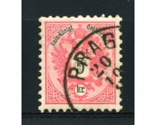 1883 - LOTTO/14174 - AUSTRIA 5 Kr. ROSA - USATO 1883 - LOTTO/14174 - AUSTRIA 5 Kr. ROSA - USATO