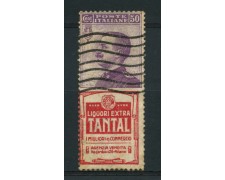 1924/25 - LOTTO/14343 - REGNO - 50c. TANTAL - USATO 1924/25 - LOTTO/14343 - REGNO - 50c. TANTAL - USATO