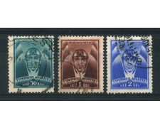 1932 - LOTTO/14541 - ROMANIA - POSTA AEREA 3v. - USATI 1932 - LOTTO/14541 - ROMANIA - POSTA AEREA 3v. - USATI