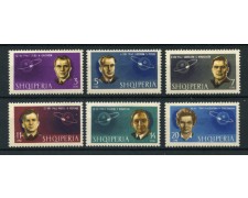 1963 - LOTTO/15094 - ALBANIA - COSMONAUTI SOVIETICI 6v.- NUOVI 1963 - LOTTO/15094 - ALBANIA - COSMONAUTI SOVIETICI 6v.- NUOVI