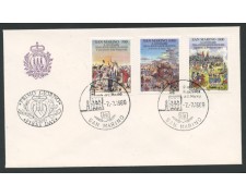 1989 - LOTTO/15306 - SAN MARINO - RIVOLUZIONE FRANCESE - BUSTA FDC 1989 - LOTTO/15306 - SAN MARINO - RIVOLUZIONE FRANCESE - BUSTA FDC