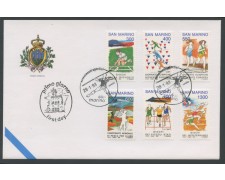 1993 - LOTTO/15344 - SAN MARINO - AVVENIMENTI SPORTIVI - BUSTA FDC