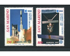 1991 - LOTTO/15349 - SAN MARINO - EUROPA LO SPAZIO 2v. - NUOVI