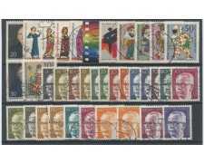 1970 - LOTTO/15515 - BERLINO - ANNATA COMPLETA DI 36 VALORI - USATI