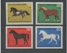 1969 - LOTTO/15530 - BERLINO - PRO GIOVENTU' CAVALLI 4v. - NUOVI