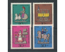 1969 - LOTTO/15533 - BERLINO - BENEFICENZA  FIGURINE 4v. - NUOVI
