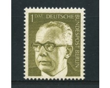 1970 - LOTTO/15539 - BERLINO  - 1Dm.PRESIDENTE  HEINEMANN - NUOVO