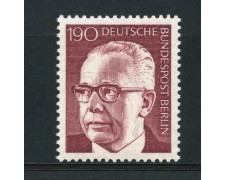 1970 - LOTTO/15546 - BERLINO - 1,90p. PRESIDENTE HEINEMANN - NUOVO
