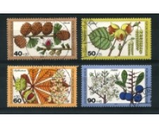 1979 - LOTTO/15637U - BERLINO - FIORI E FRUTTI DELLA FORESTA 4v. - USATI 1979 - LOTTO/15637U - BERLINO - FIORI E FRUTTI DELLA FORESTA 4v. - USATI