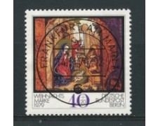 1979 - LOTTO/15638U - BERLINO - 40+20p.. NATALE - USATO 1979 - LOTTO/15638U - BERLINO - 40+20p.. NATALE - USATO