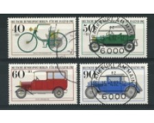 1982 - LOTTO/15664U - BERLINO - STORIA DELL'AUTOMOBILE 4v. USATI