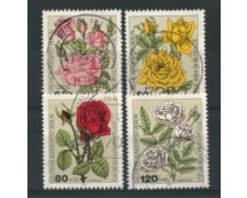 1982 - LOTTO/15676U - BERLINO - BENEFICENZA  ROSE 4v. - USATI