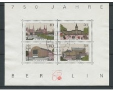 1987 - LOTTO/15720U - BERLINO - 750° ANNIVERSARIO - FOGLIETTO - USATO