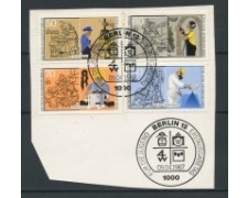 1987 - LOTTO/15724 - BERLINO - PRO GIOVENTU' 4v. USATI FDC