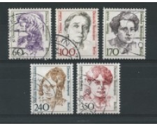 1988 - LOTTO/14745U - BERLINO - DONNE CELEBRI 5v. - USATI