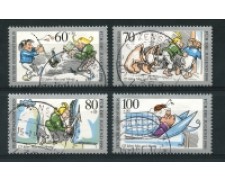 1990 - LOTTO/15752U - BERLINO - PERSONAGGI DEI FUMETTI 4v. - USATI