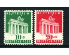 GERMANIA - BIZONA - 1948 - LOTTO/15759 - AIUTO A BERLINO 2v. - LING.