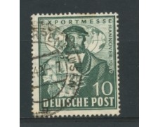 GERMANI - BIZONA - 1949 - LOTTO/15760U - 10p. FIERA HANNOVER - USATO