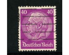 1932/33 - LOTTO/16169- GERMANIA - 40p. LILLA ROSA HINDENBURG - USATO