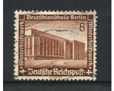 1936 - LOTTO/16214 - GERMANIA - 8+4p. SOCCORSO INVERNALE - USATO 1936 - LOTTO/16214 - GERMANIA - 8+4p. SOCCORSO INVERNALE - USATO