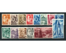 GERMANIA - BADEN - 1948 - LOTTO/16240 -  PERSONALITA 14V. - LING.