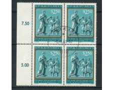 1979 - LOTTO/16409QU - AUSTRIA - SORDOMUTI - QUARTINA USATA