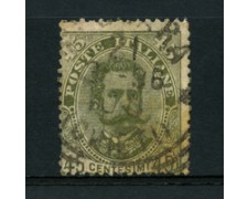1891 - LOTTO/16524 - REGNO - 45 CENT. VERDE UMBERTO I° - USATO 1891 - LOTTO/16524 - REGNO - 45 CENT. VERDE UMBERTO I° - USATO