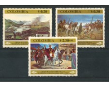 1969 - LOTTO/16538 - COLOMBIA - CAMPAGNA LIBERAZIONE 3v. - NUOVI 1969 - LOTTO/16538 - COLOMBIA - CAMPAGNA LIBERAZIONE 3v. - NUOVI