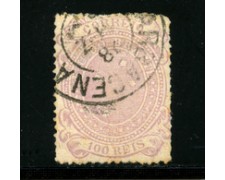 1889/93 - LOTTO/16595 - BRASILE - 100 r. LILLA - USATO 1889/93 - LOTTO/16595 - BRASILE - 100 r. LILLA - USATO