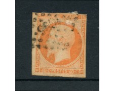 1853 - LOTTO/16880 - FRANCIA - 40 cent. ARANCIO NAPOLEONE - USATO 1853 - LOTTO/16880 - FRANCIA - 40 cent. ARANCIO NAPOLEONE - USATO