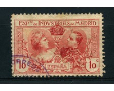 1907 - LOTTO/16748 - SPAGNA - 10cent. ESPOSIZIONE - USATO 1907 - LOTTO/16748 - SPAGNA - 10cent. ESPOSIZIONE - USATO