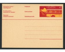 LOTTO/17142 - SVIZZERA - 40c. CARTOLINA POSTALE VACANZE - NUOVA LOTTO/17142 - SVIZZERA - 40c. CARTOLINA POSTALE VACANZE - NUOVA