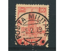 1919 - LOTTO/17432A - FIUME - 10 c. ALLEGORIE E VEDUTE - USATO 1919 - LOTTO/17432A - FIUME - 10 c. ALLEGORIE E VEDUTE - USATO