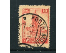 1919 - LOTTO/17432 - FIUME - 10 c. ALLEGORIE E VEDUTE - USATO 1919 - LOTTO/17432 - FIUME - 10 c. ALLEGORIE E VEDUTE - USATO