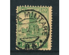 1919 - LOTTO/17434 - FIUME - 20c. VERDE ANNULLO POSTA MILITARE 1919 - LOTTO/17434 - FIUME - 20c. VERDE ANNULLO POSTA MILITARE