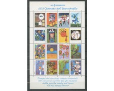 1977 ITALIA - LOTTO/1768 - 19° GIORNATA DEL FRANCOBOLLO FOGLIETTO ERINNOFILO 1977 ITALIA - LOTTO/1768 - 19° GIORNATA DEL FRANCOBOLLO FOGLIETTO ERINNOFILO
