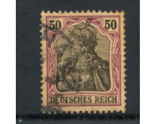 1902 - LOTTO/17690 - GERMANIA - 50p. VIOLETTO NERO - USATO