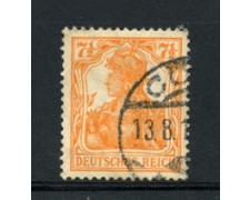 1916/20 - LOTTO/17709 - 7,5p. ARANCIO FONDO BIANCO - USATO 1916/20 - LOTTO/17709 - 7,5p. ARANCIO FONDO BIANCO - USATO