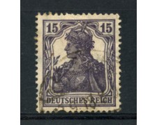 1916/20 - LOTTO/17710 - 15p. VIOLETTO NERO - USATO 1916/20 - LOTTO/17710 - 15p. VIOLETTO NERO - USATO