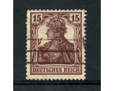 1916/20 - LOTTO/17711 - GERMANIA - 15p. LILLA BRUNO - USATO 1916/20 - LOTTO/17711 - GERMANIA - 15p. LILLA BRUNO - USATO