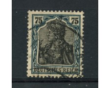 1916/20 - LOTTO/17713 - GERMANIA - 75p. VERDE NERO - USATO 1916/20 - LOTTO/17713 - GERMANIA - 75p. VERDE NERO - USATO