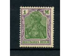 1920 - LOTTO/17736 - GERMANIA - 1M. VIOLETTO E VERDE - NUOVO