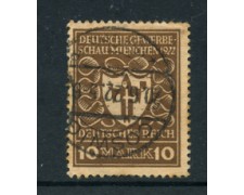 1922 - LOTTO/17827 - GERMANIA REICH - 10m. EXPO DI MONACO - USATO 1922 - LOTTO/17827 - GERMANIA REICH - 10m. EXPO DI MONACO - USATO