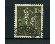 1923 - LOTTO/17855 - GERMANIA REICH - 30m. VERDE OLIVA - USATO 1923 - LOTTO/17855 - GERMANIA REICH - 30m. VERDE OLIVA - USATO