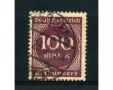 1923 - LOTTO/17856 - GERMANIA REICH - 100m. LILLA - USATO 1923 - LOTTO/17856 - GERMANIA REICH - 100m. LILLA - USATO