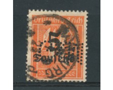 1923 - LOTTO/17863P - GERMANIA REICH - 5T. SU 40P. - USATO PERFIN 1923 - LOTTO/17863P - GERMANIA REICH - 5T. SU 40P. - USATO PERFIN