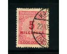 1923 - LOTTO/17898 - GERMANIA REICH - 5Mn. ROSA - USATO 1923 - LOTTO/17898 - GERMANIA REICH - 5Mn. ROSA - USATO