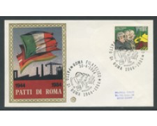 1984 - LOTTO/18424 - REPUBBLICA - PATTO DI ROMA - FDC 1984 - LOTTO/18424 - REPUBBLICA - PATTO DI ROMA - FDC